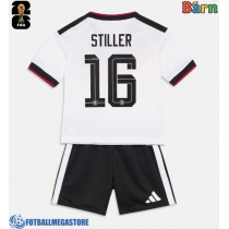 Fotballdrakt Barn Tyskland Angelo Stiller #16 Hjemmedraktsett VM 2026 Kortermet (+ Korte bukser)